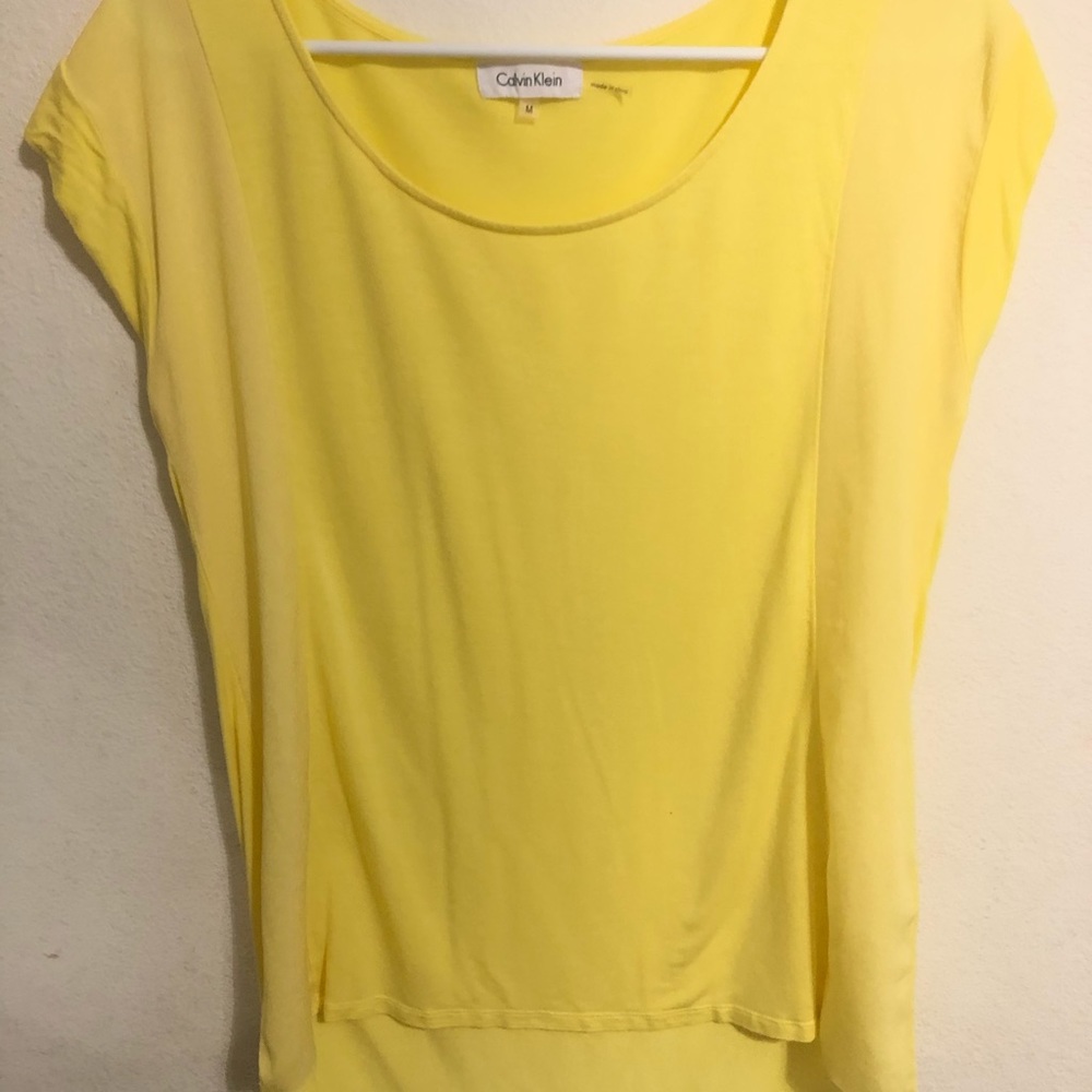 Calvin Klein Yellow shirt worn 1x